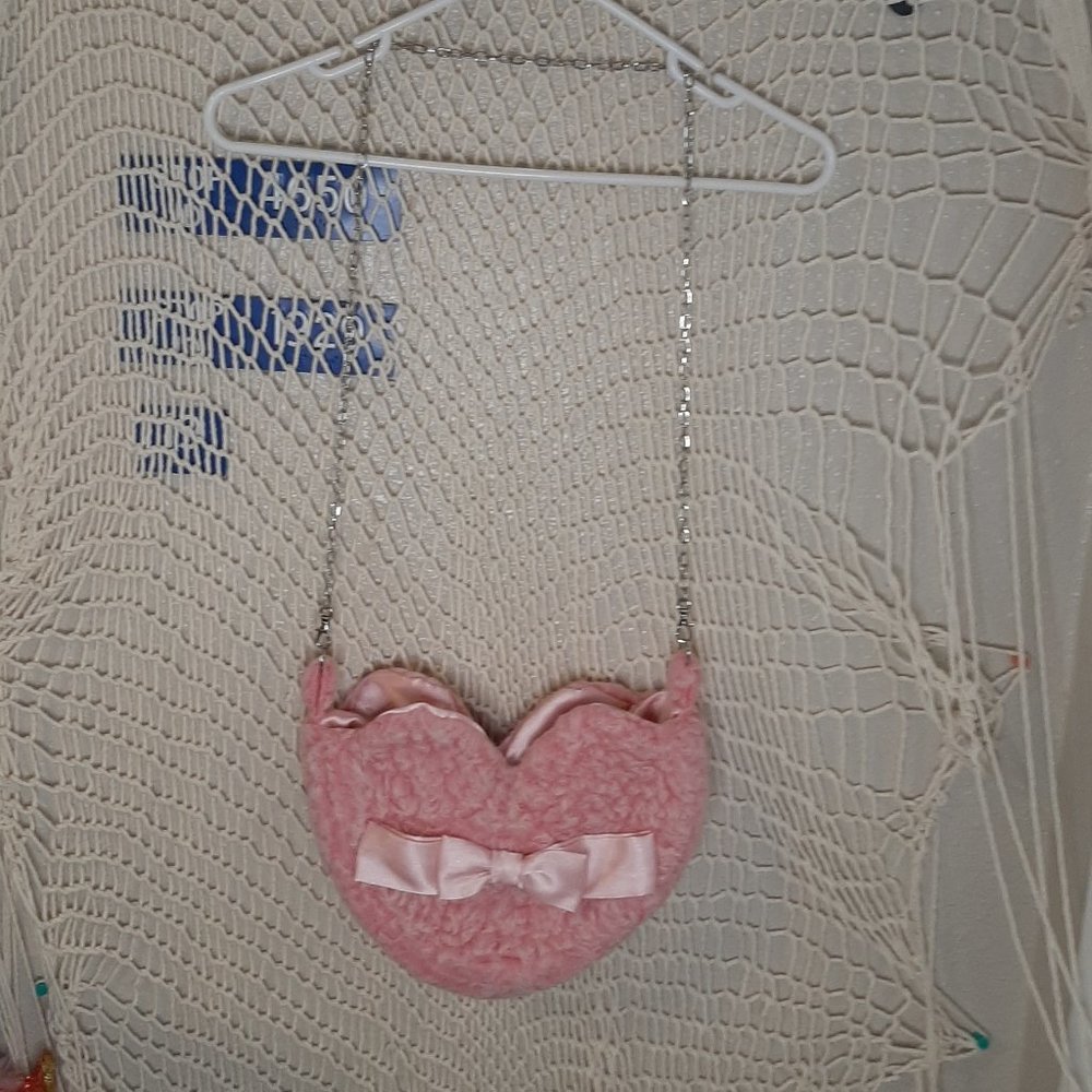 Pale Pink Heart Purse
